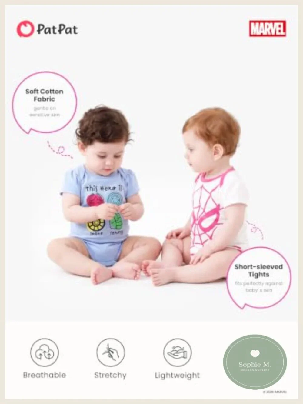 5 Pack Newborn Baby Girl Bodysuits - Disney Licensed Short Sleeve